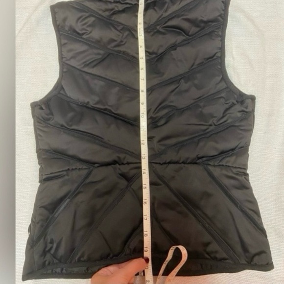 Blanc Noir - Mesh Insert Puffer Vest - Black - Size Small - Great Shape - Picture 10 of 17